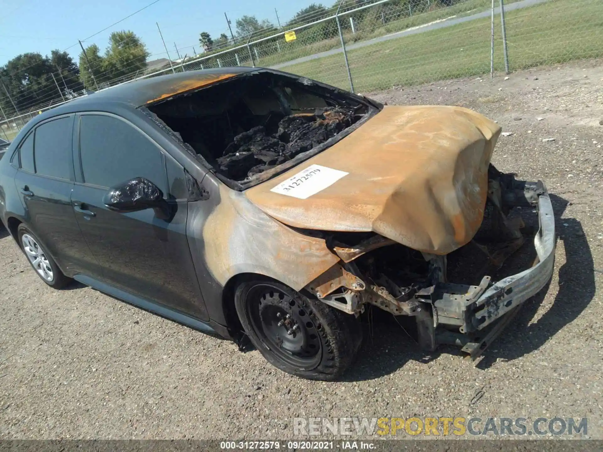 1 Photograph of a damaged car JTDEPMAE7MJ178202 TOYOTA COROLLA 2021