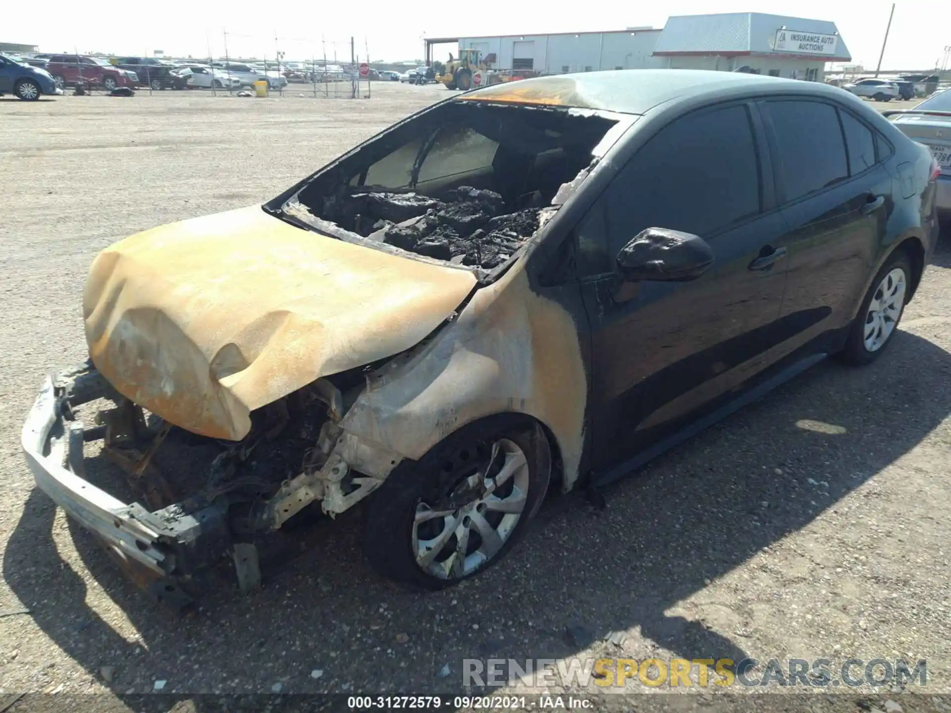 2 Photograph of a damaged car JTDEPMAE7MJ178202 TOYOTA COROLLA 2021