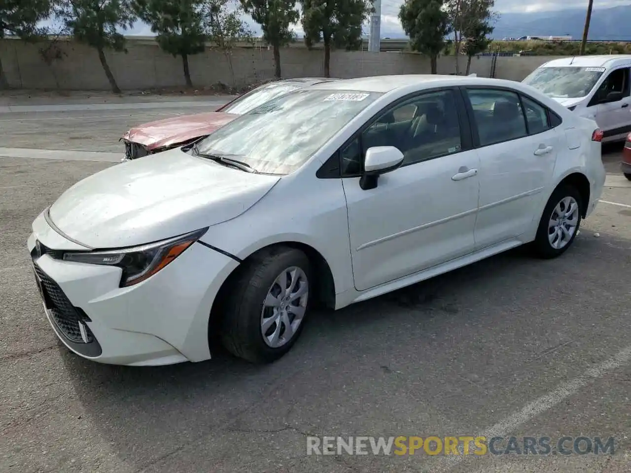 1 Photograph of a damaged car JTDEPMAE7MJ178751 TOYOTA COROLLA 2021