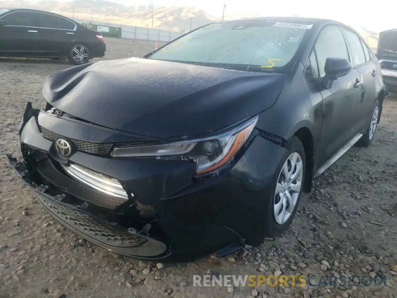 2 Photograph of a damaged car JTDEPMAE7MJ179706 TOYOTA COROLLA 2021