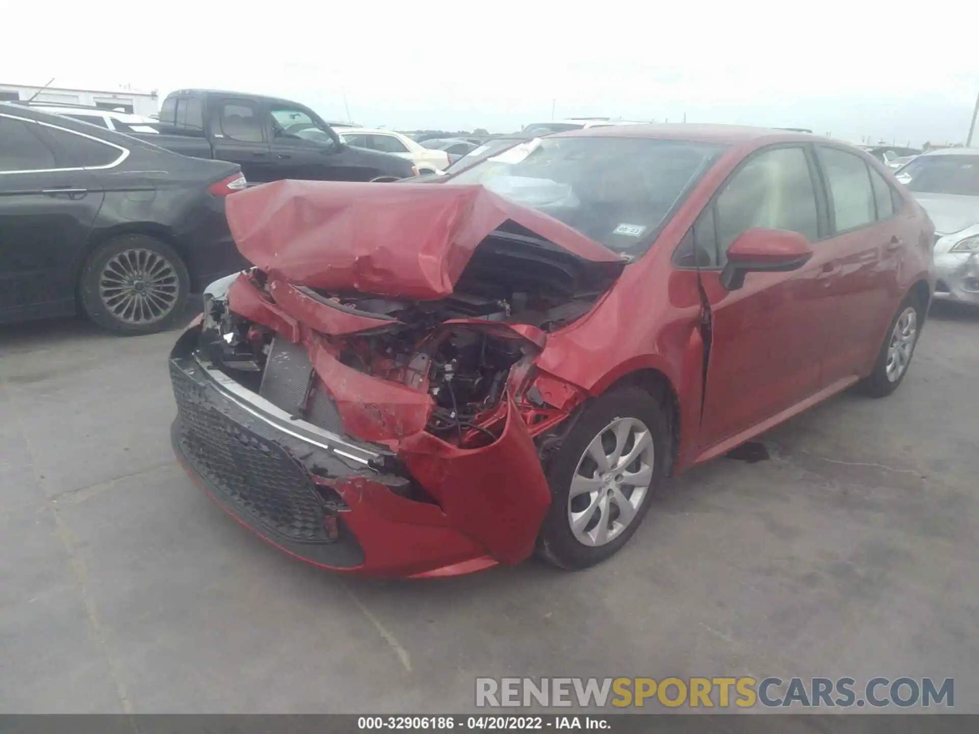 2 Photograph of a damaged car JTDEPMAE7MJ181777 TOYOTA COROLLA 2021