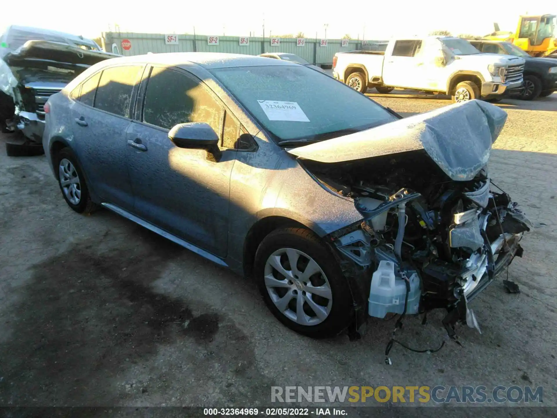 1 Photograph of a damaged car JTDEPMAE7MJ181794 TOYOTA COROLLA 2021