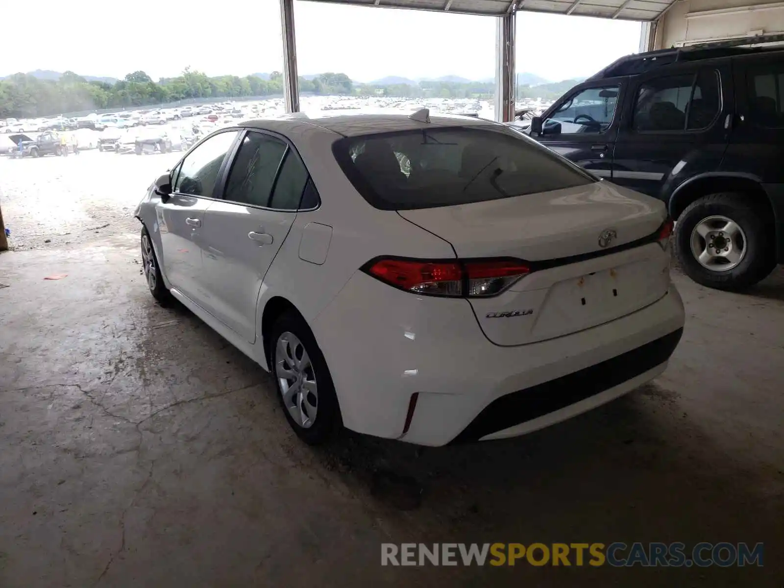 3 Photograph of a damaged car JTDEPMAE7MJ182413 TOYOTA COROLLA 2021