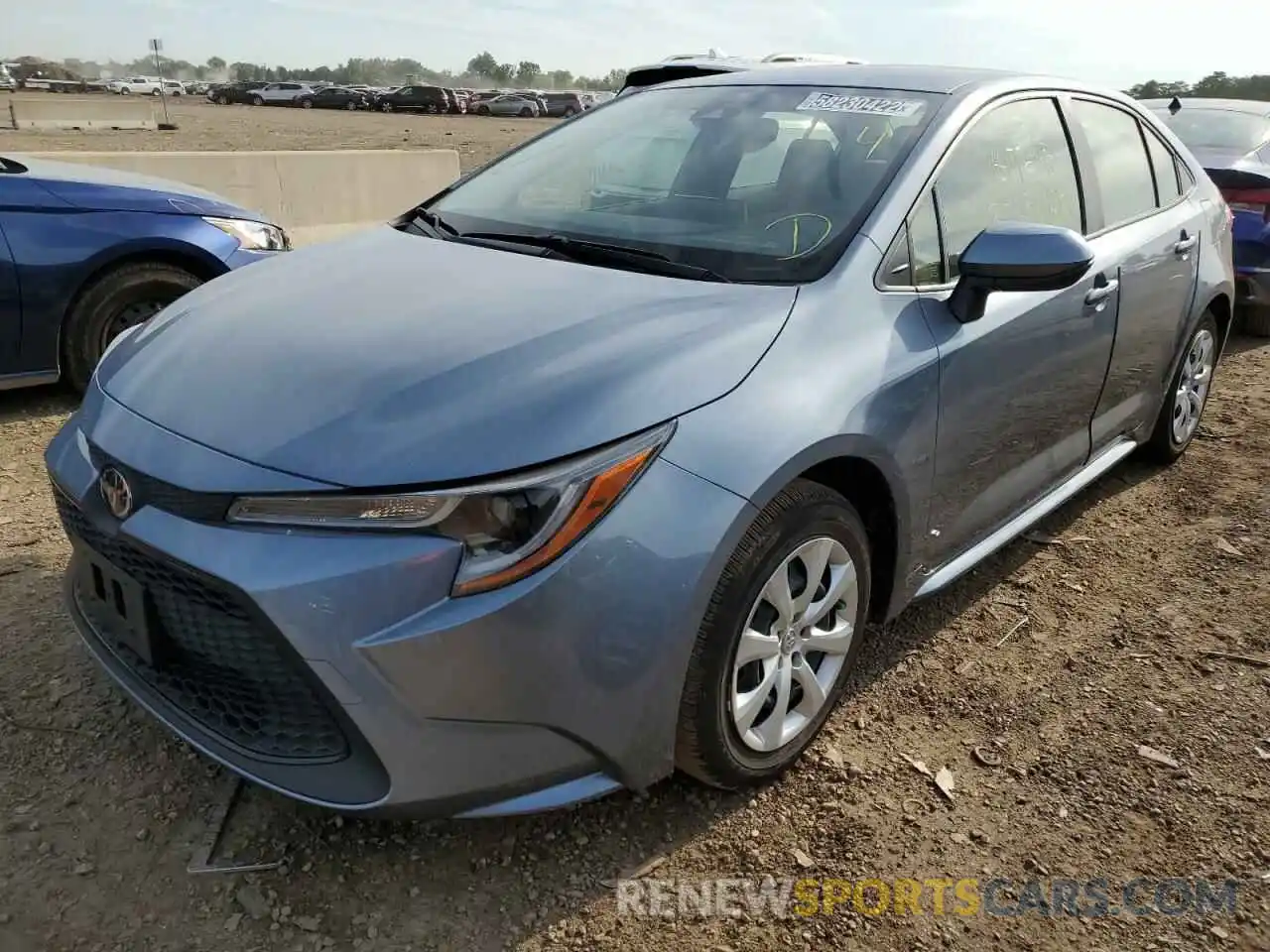 2 Photograph of a damaged car JTDEPMAE7MJ182525 TOYOTA COROLLA 2021