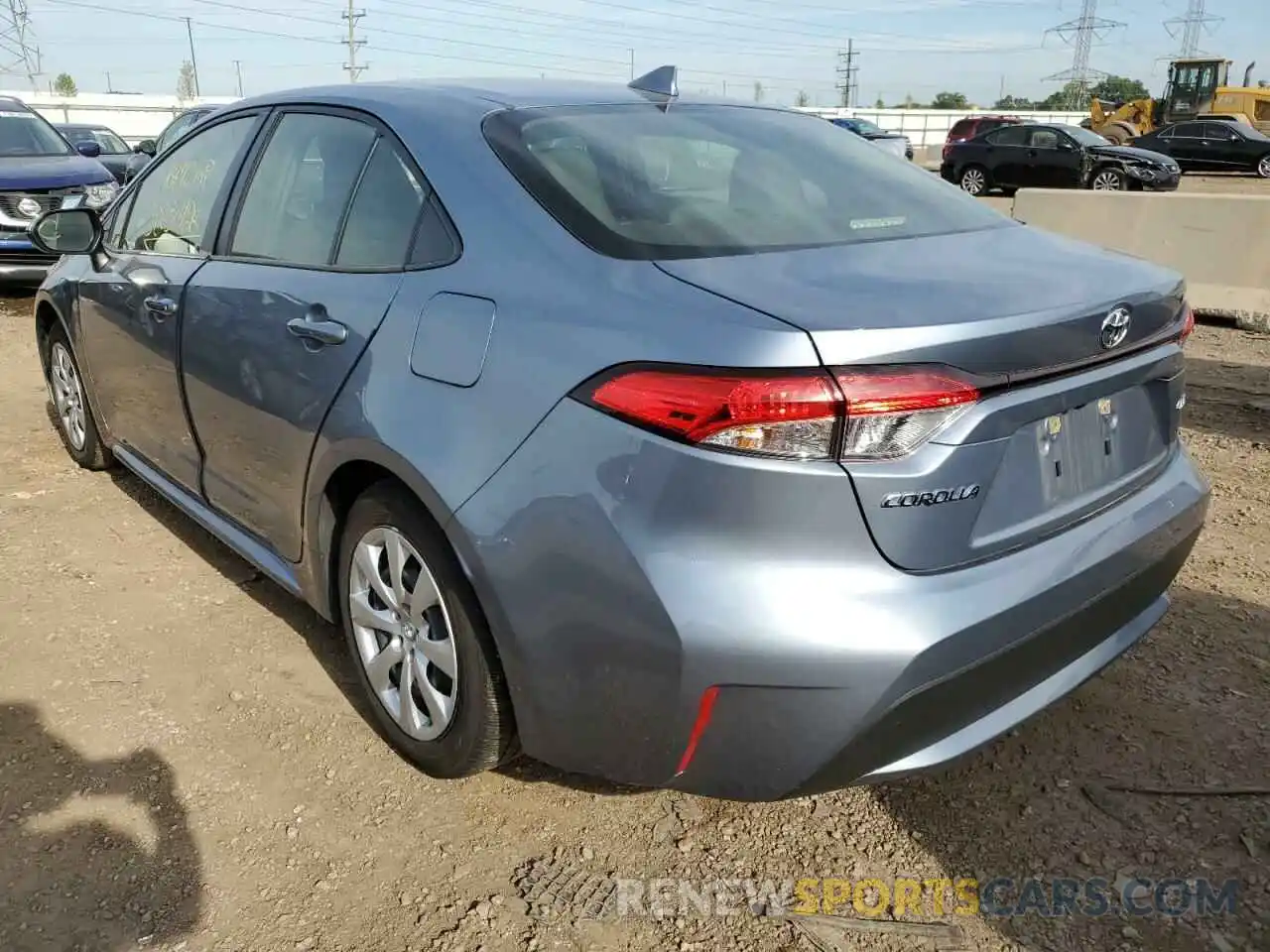 3 Photograph of a damaged car JTDEPMAE7MJ182525 TOYOTA COROLLA 2021