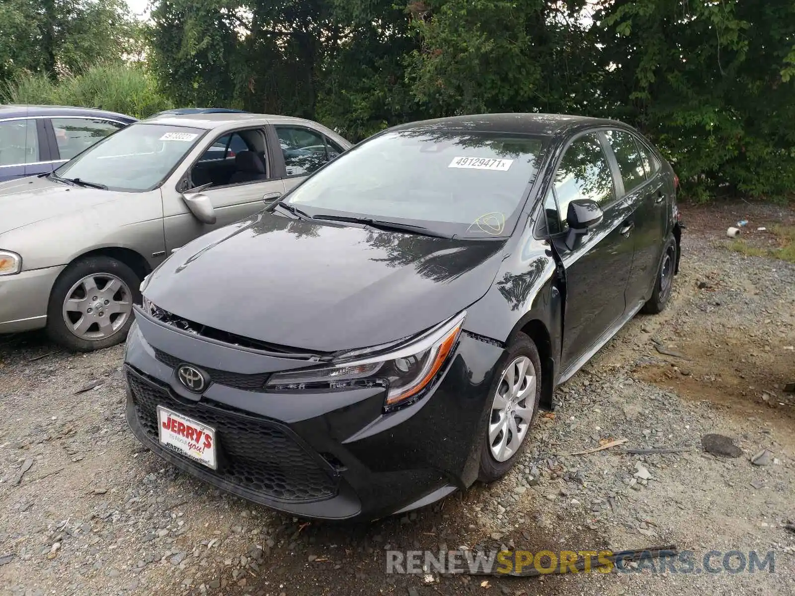 2 Photograph of a damaged car JTDEPMAE7MJ183013 TOYOTA COROLLA 2021