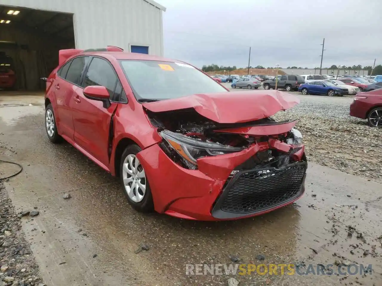 1 Photograph of a damaged car JTDEPMAE7MJ183528 TOYOTA COROLLA 2021