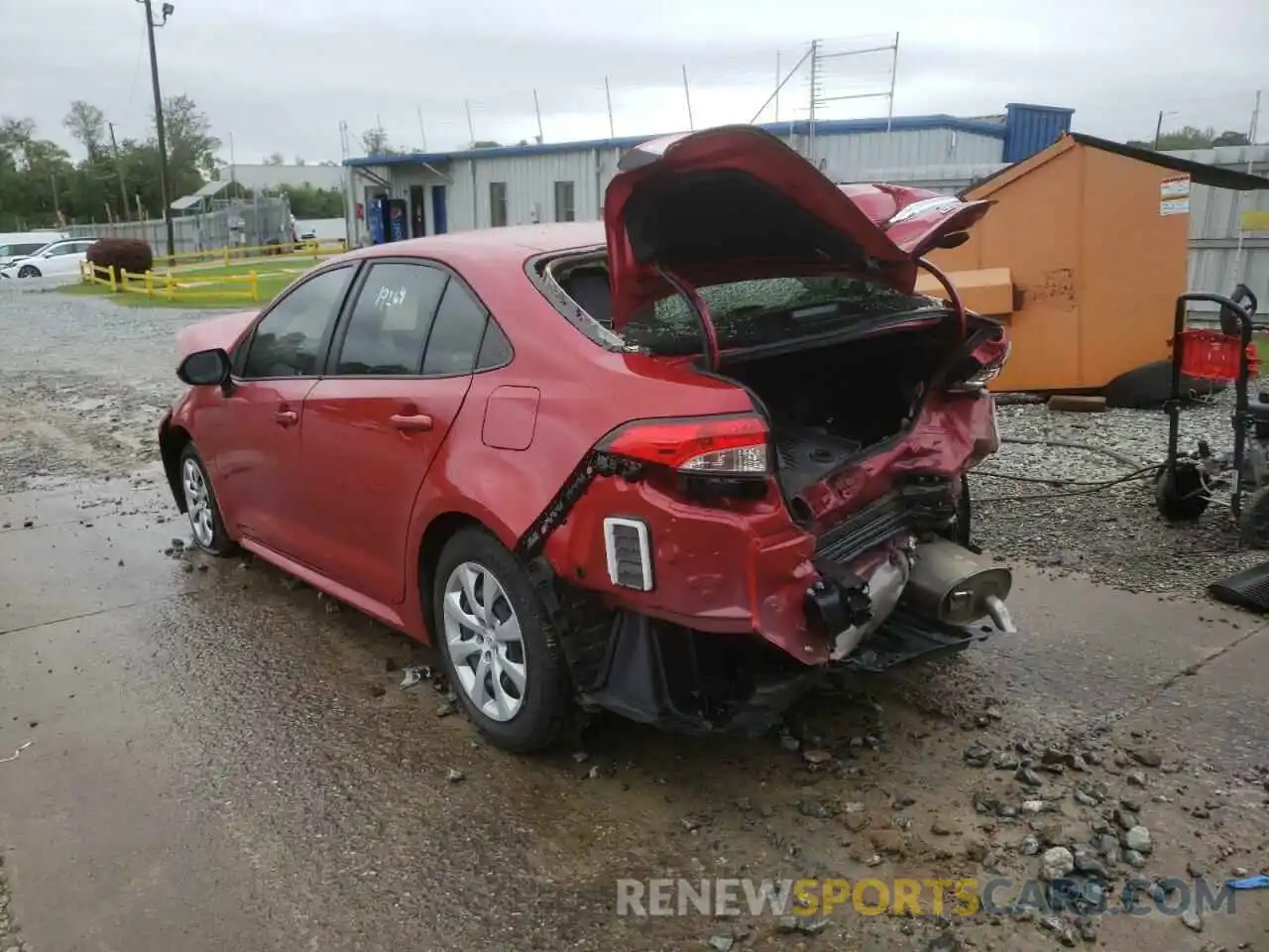 3 Photograph of a damaged car JTDEPMAE7MJ183528 TOYOTA COROLLA 2021