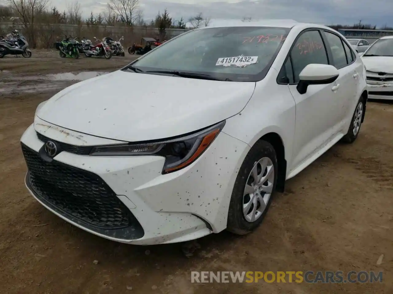 2 Photograph of a damaged car JTDEPMAE7MJ184467 TOYOTA COROLLA 2021