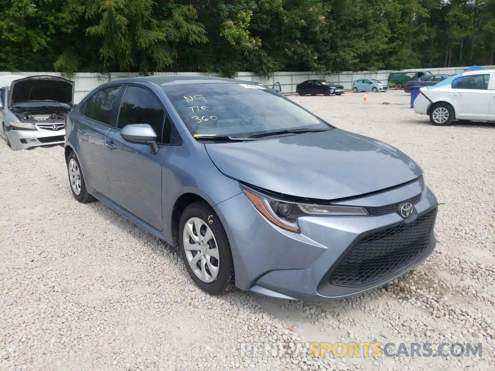 1 Photograph of a damaged car JTDEPMAE7MJ184758 TOYOTA COROLLA 2021