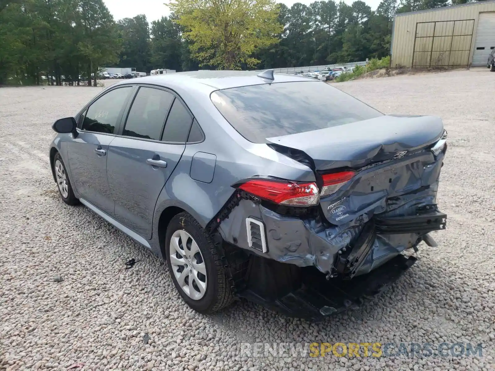 3 Photograph of a damaged car JTDEPMAE7MJ184758 TOYOTA COROLLA 2021