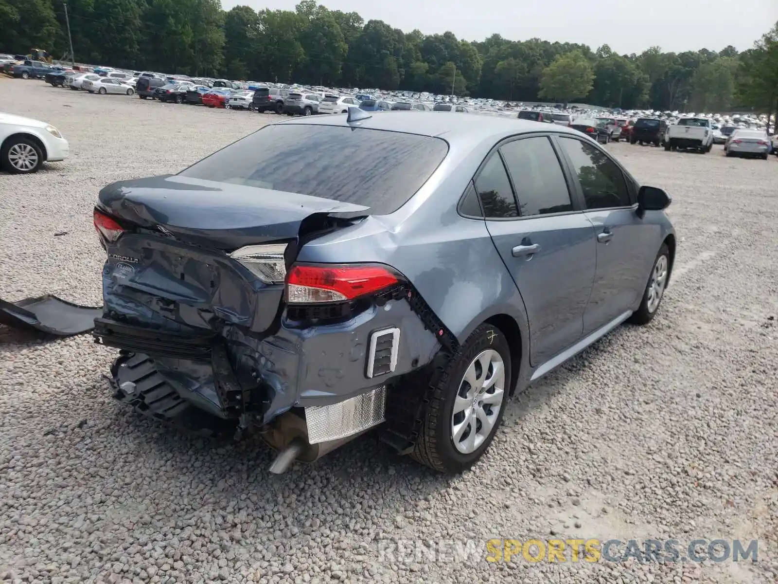 4 Photograph of a damaged car JTDEPMAE7MJ184758 TOYOTA COROLLA 2021