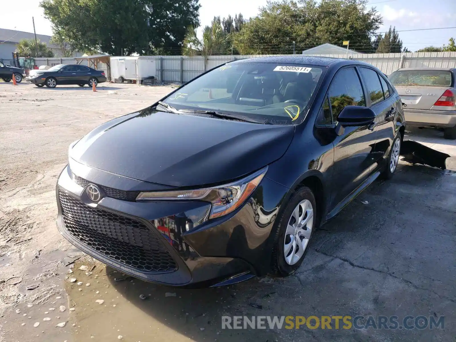 2 Photograph of a damaged car JTDEPMAE7MJ185151 TOYOTA COROLLA 2021