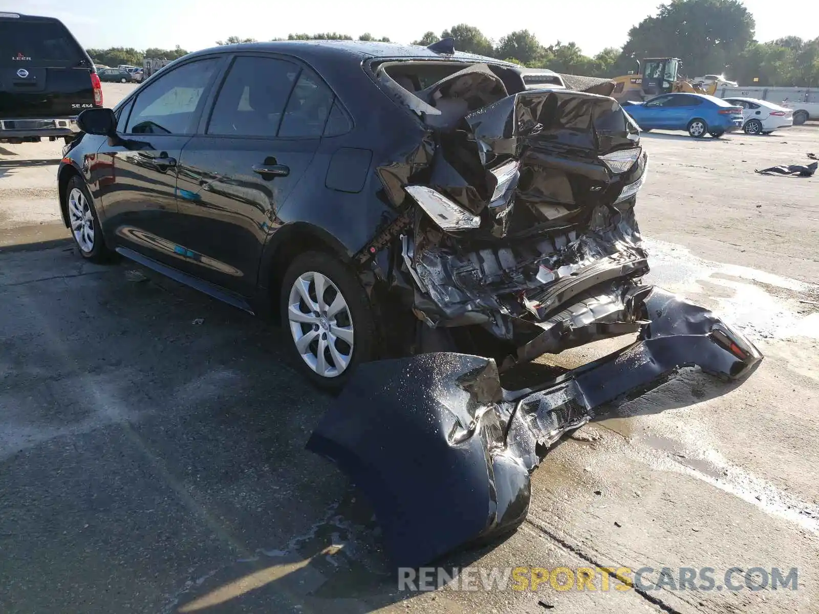 3 Photograph of a damaged car JTDEPMAE7MJ185151 TOYOTA COROLLA 2021