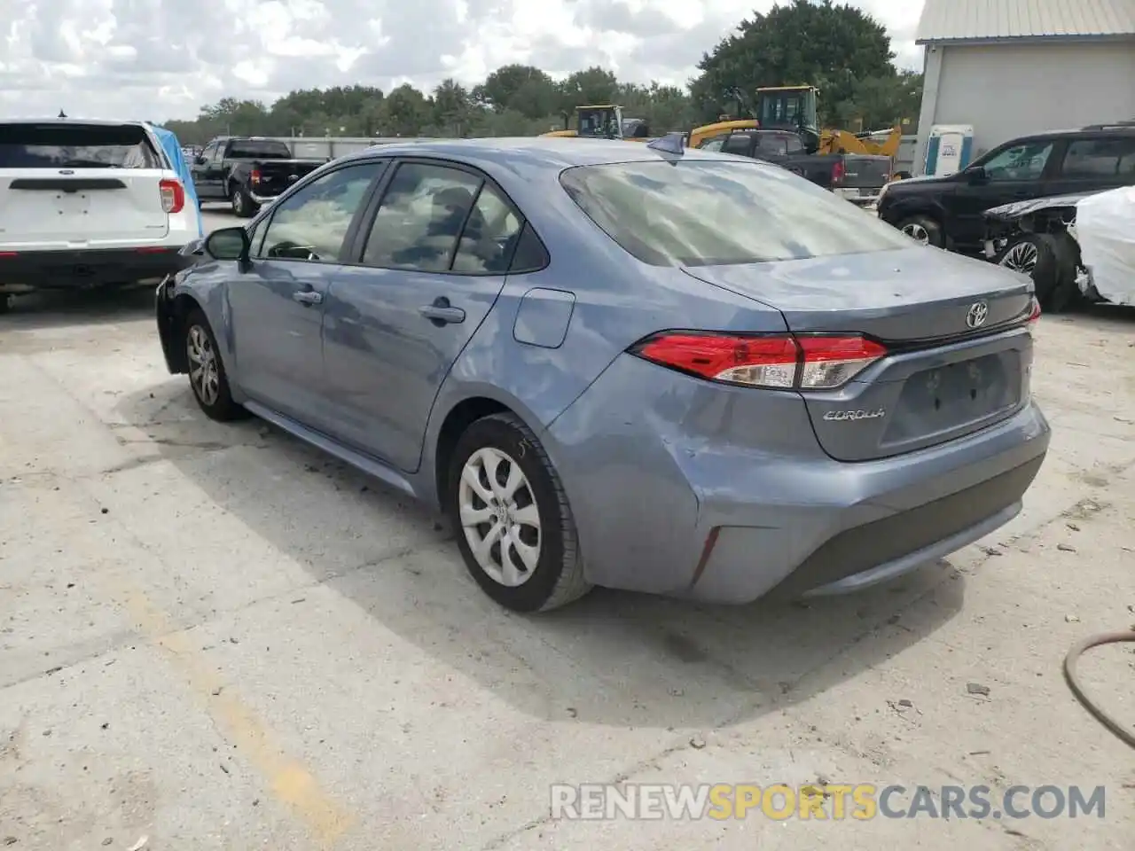 3 Photograph of a damaged car JTDEPMAE7MJ185487 TOYOTA COROLLA 2021