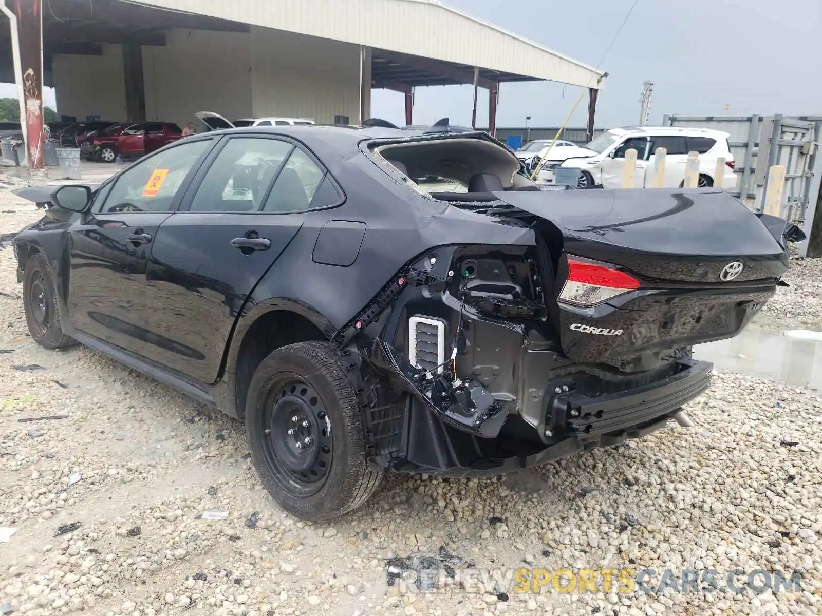 3 Photograph of a damaged car JTDEPMAE7MJ186199 TOYOTA COROLLA 2021