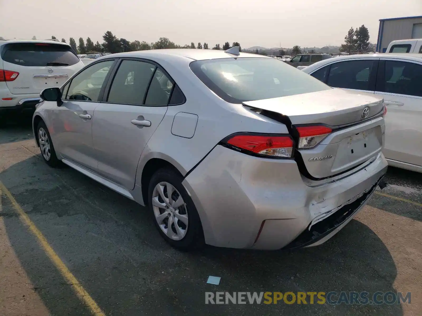 3 Photograph of a damaged car JTDEPMAE7MJ186333 TOYOTA COROLLA 2021