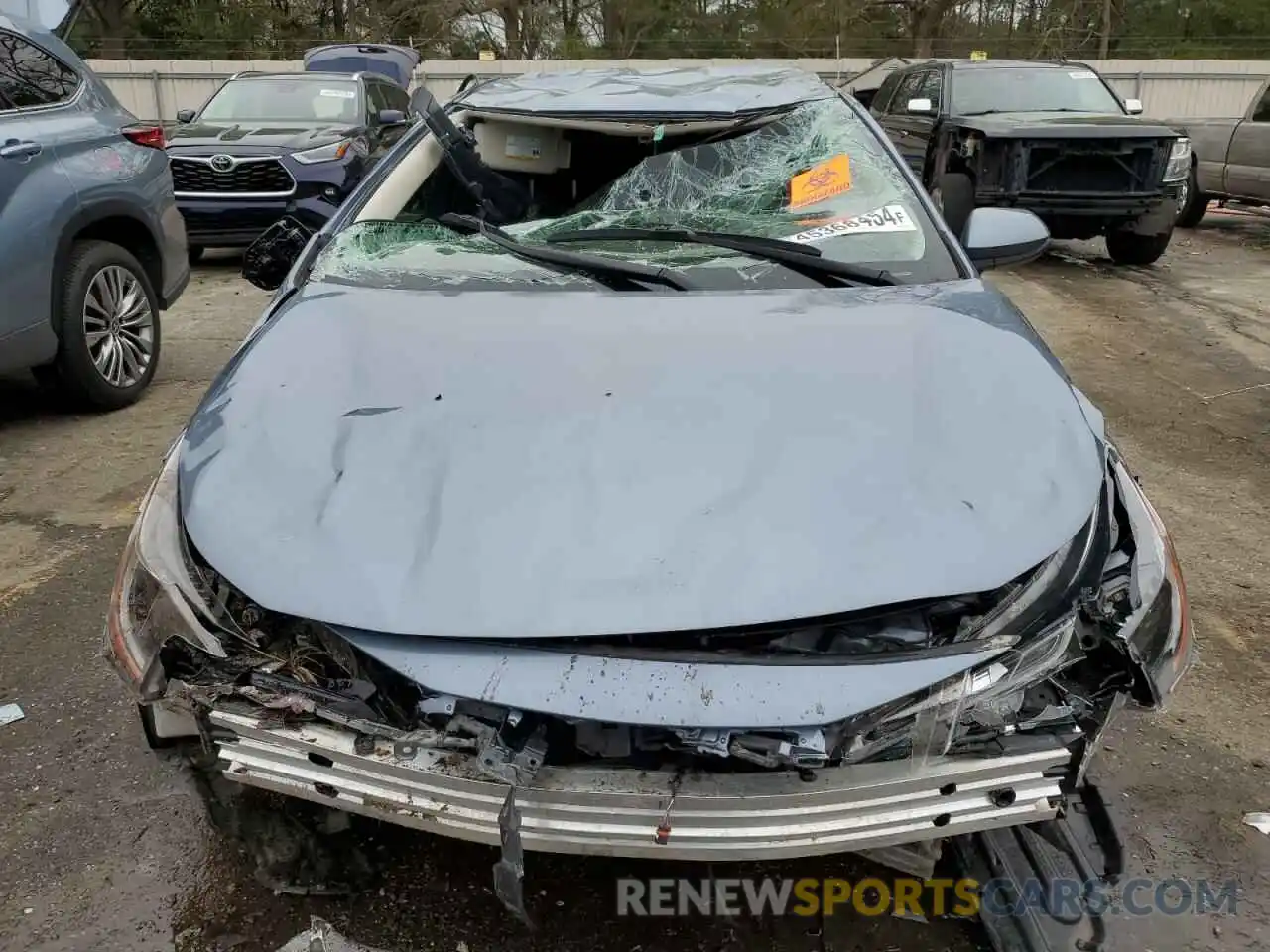 5 Photograph of a damaged car JTDEPMAE7MJ186428 TOYOTA COROLLA 2021