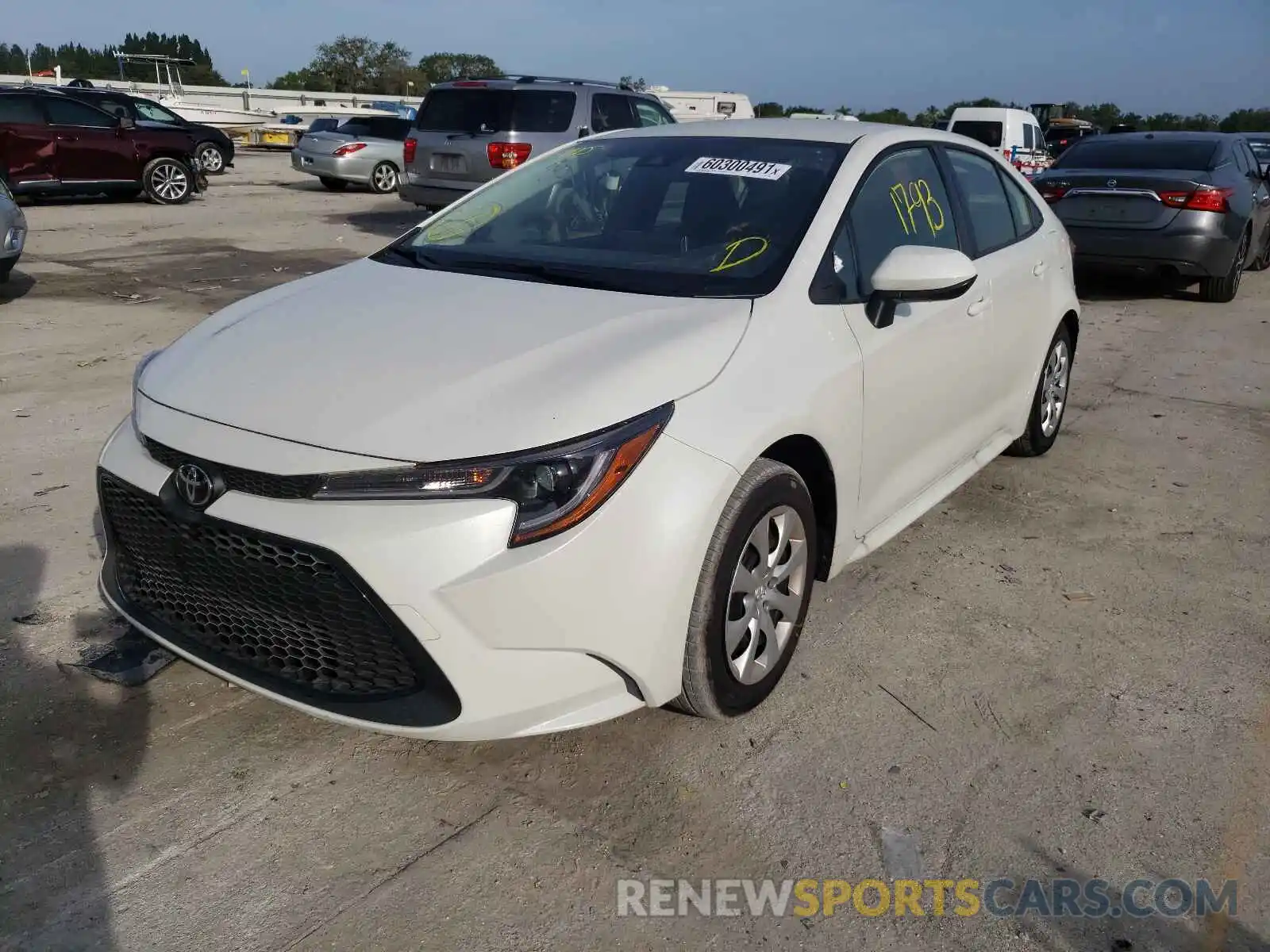 2 Photograph of a damaged car JTDEPMAE7MJ186977 TOYOTA COROLLA 2021