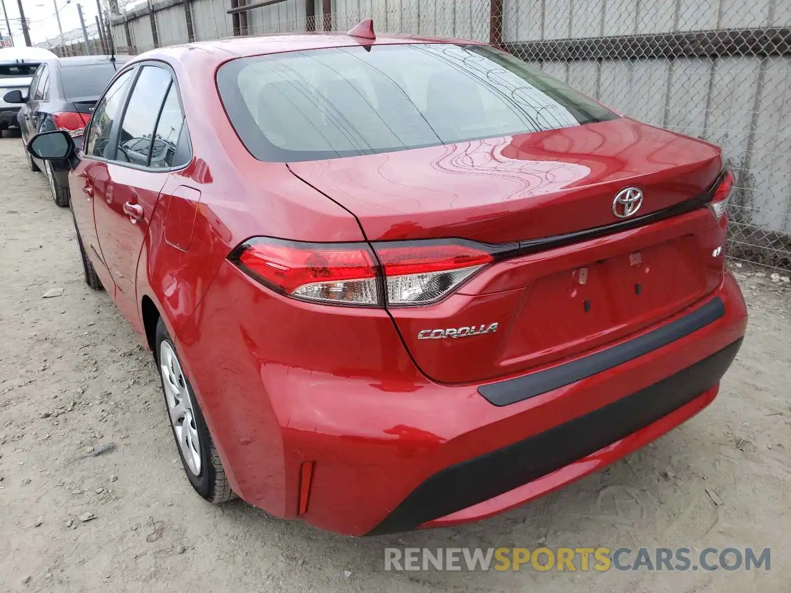 3 Photograph of a damaged car JTDEPMAE7MJ188275 TOYOTA COROLLA 2021