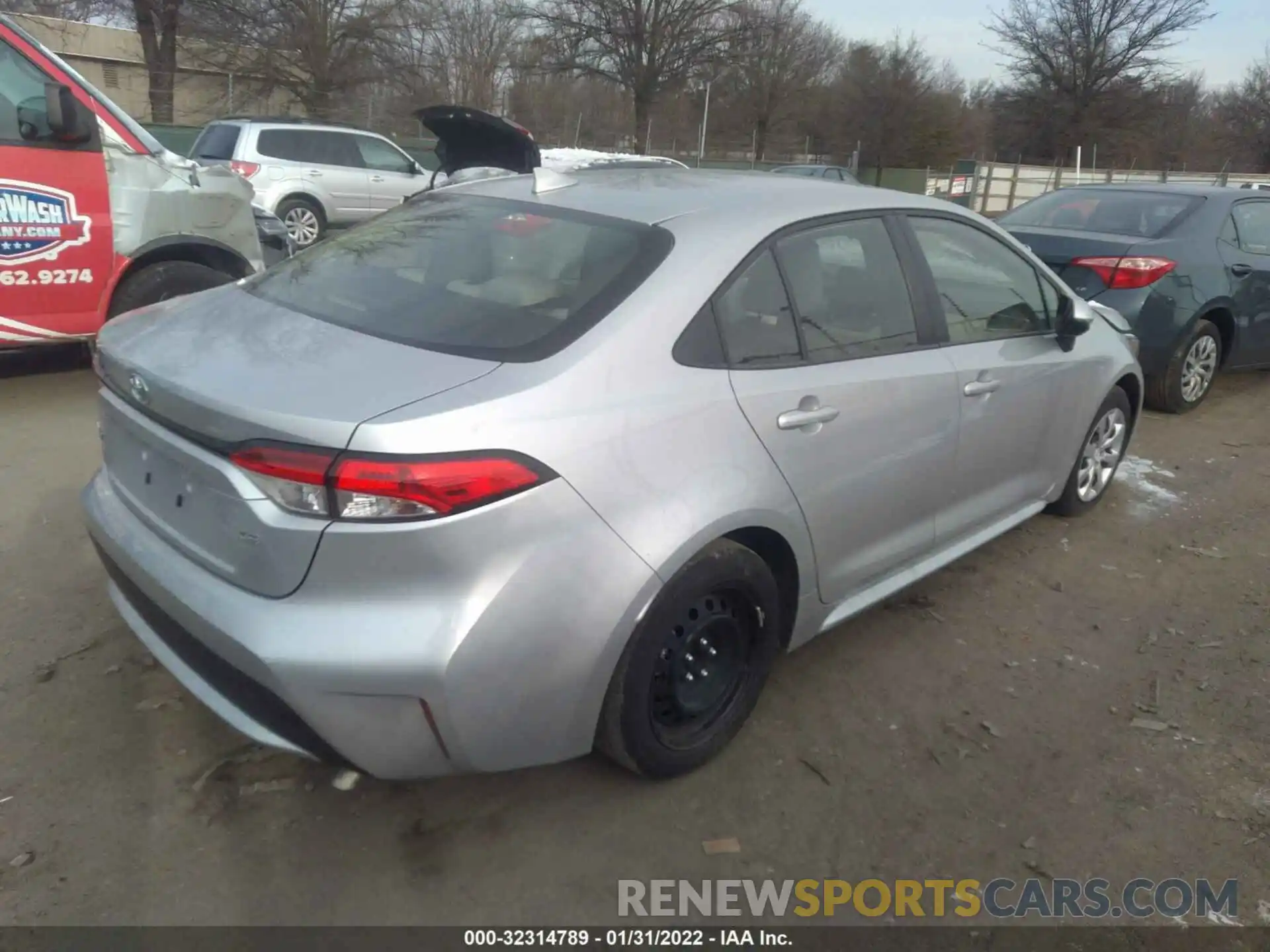 4 Photograph of a damaged car JTDEPMAE7MJ188504 TOYOTA COROLLA 2021