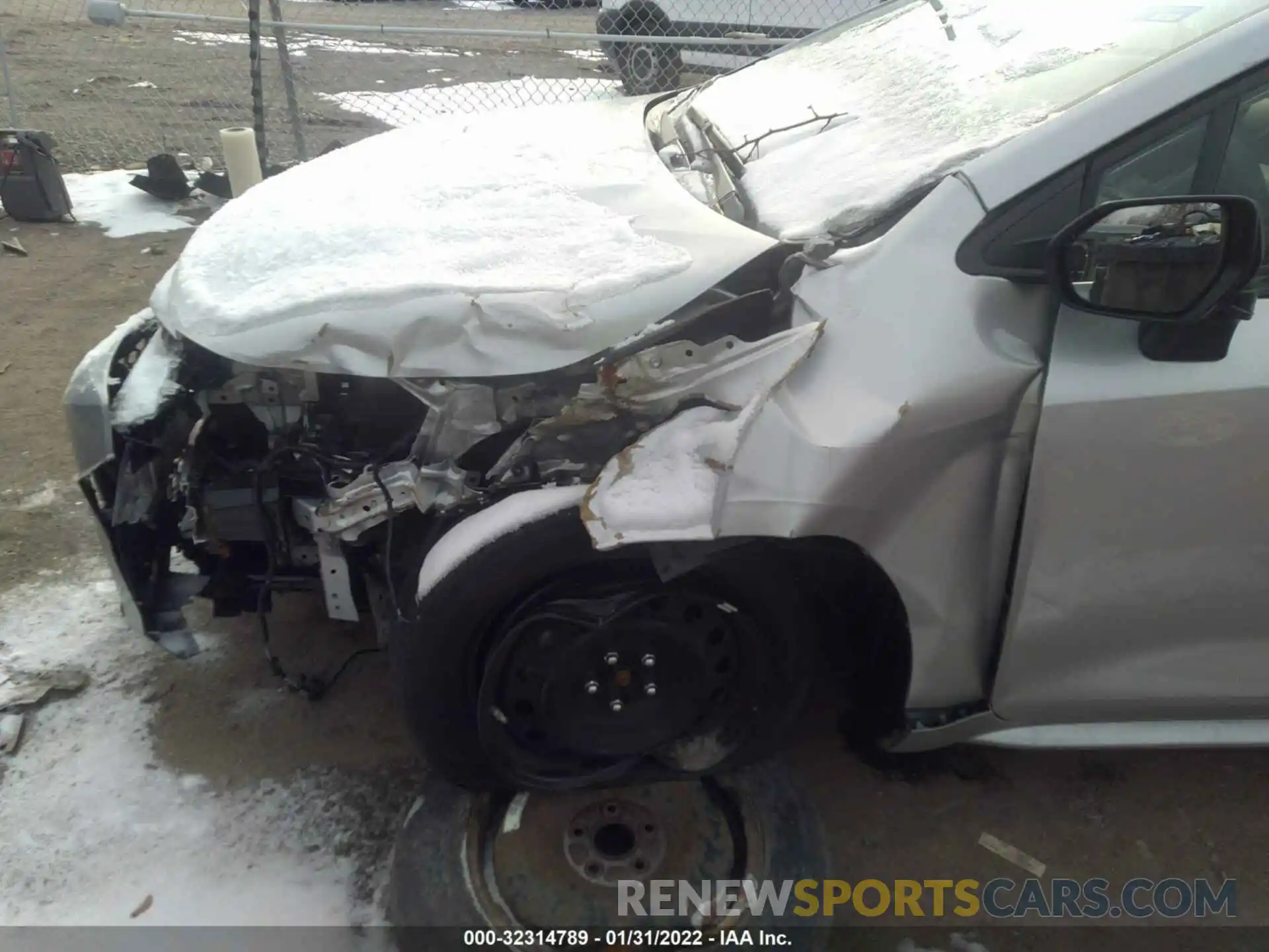 6 Photograph of a damaged car JTDEPMAE7MJ188504 TOYOTA COROLLA 2021