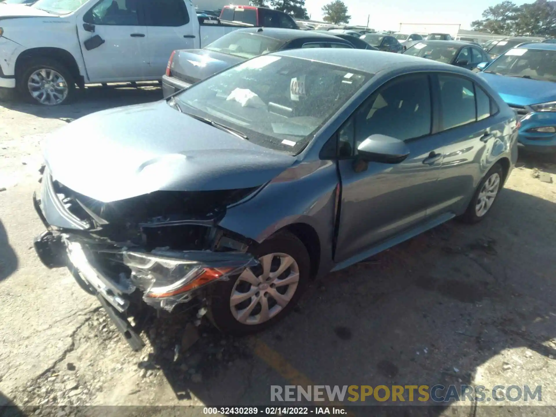 2 Photograph of a damaged car JTDEPMAE7MJ188745 TOYOTA COROLLA 2021