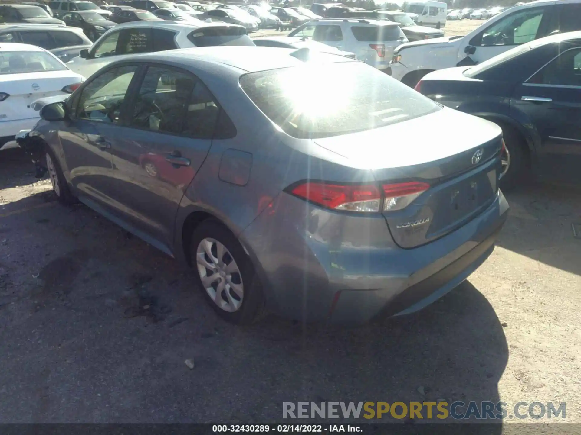 3 Photograph of a damaged car JTDEPMAE7MJ188745 TOYOTA COROLLA 2021