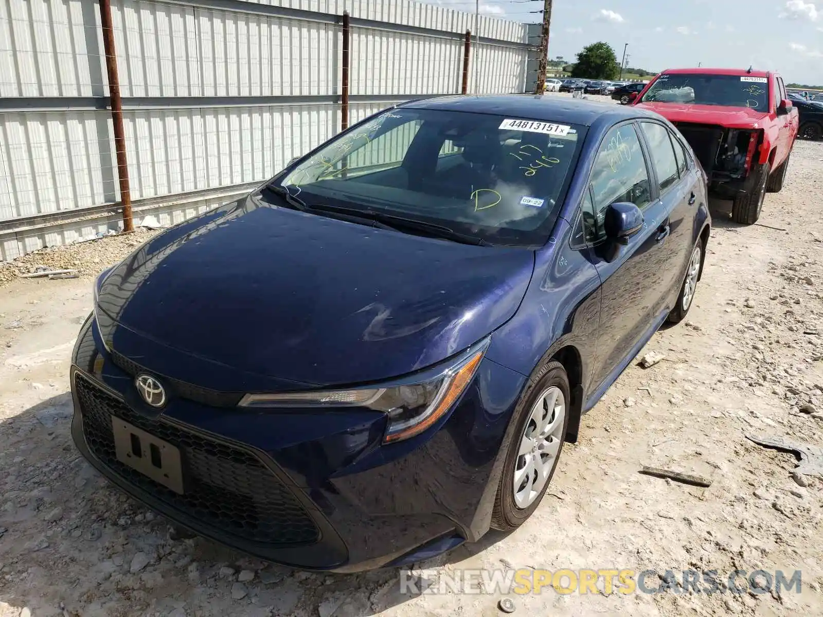 2 Photograph of a damaged car JTDEPMAE8MJ117246 TOYOTA COROLLA 2021