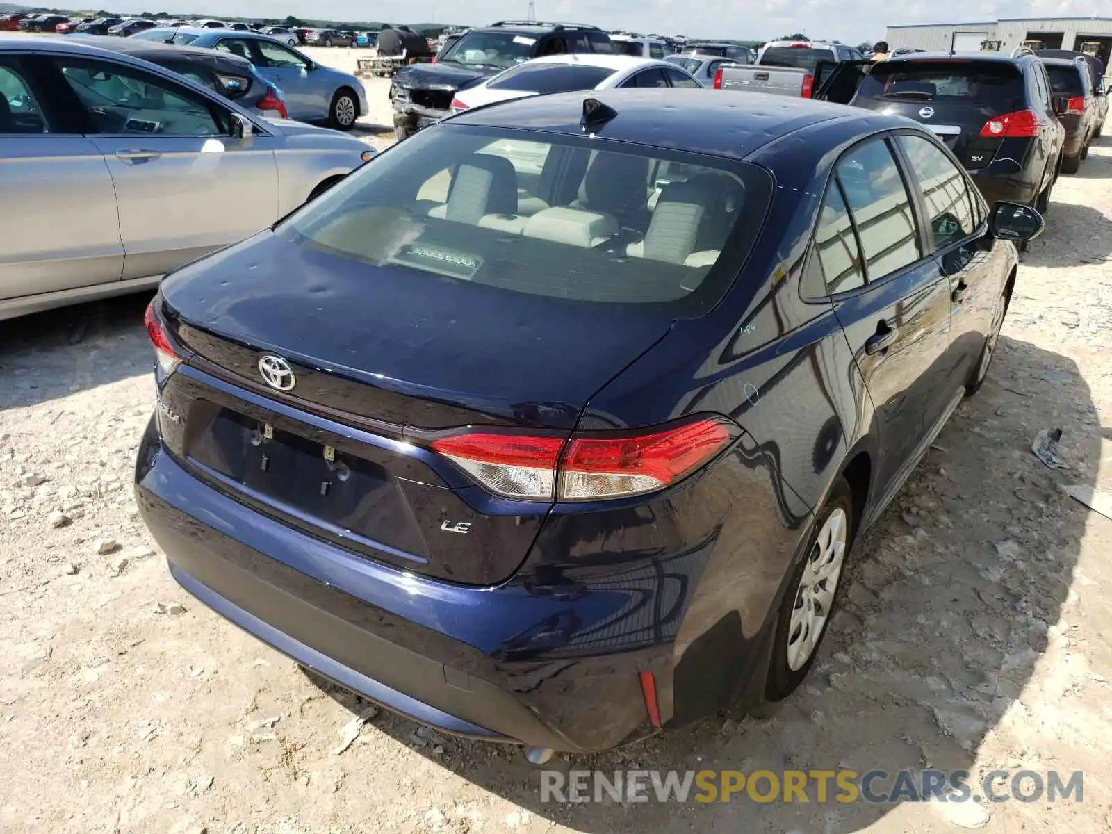 4 Photograph of a damaged car JTDEPMAE8MJ117246 TOYOTA COROLLA 2021