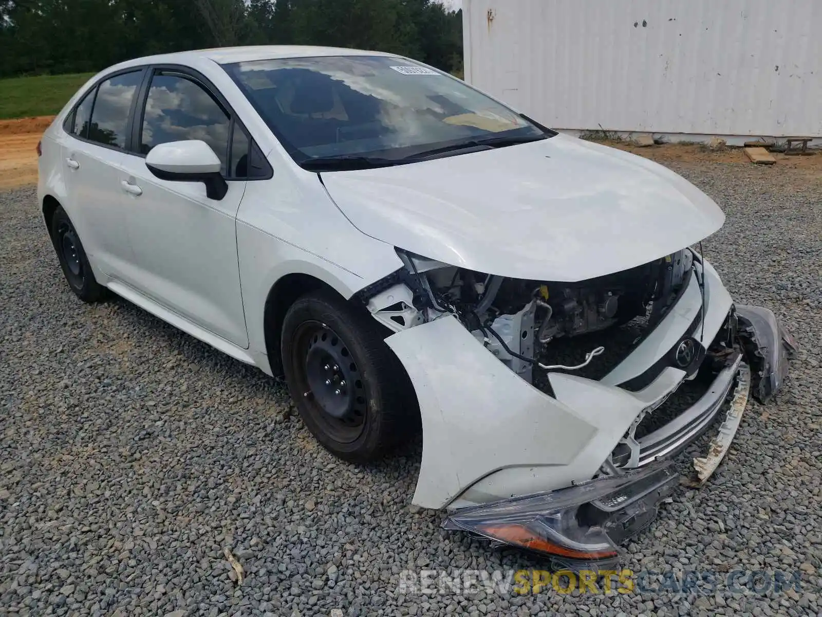 1 Photograph of a damaged car JTDEPMAE8MJ117442 TOYOTA COROLLA 2021