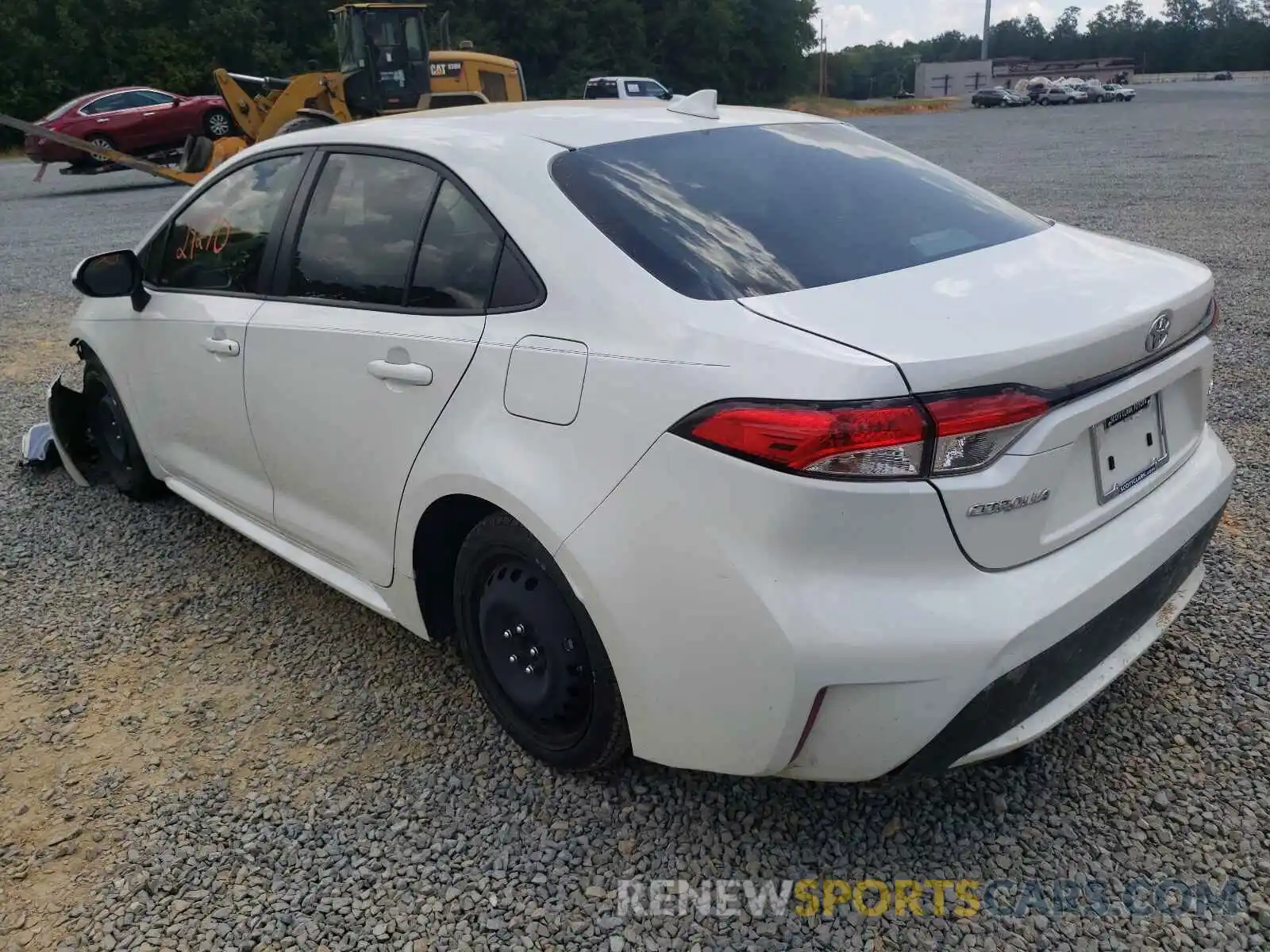 3 Photograph of a damaged car JTDEPMAE8MJ117442 TOYOTA COROLLA 2021