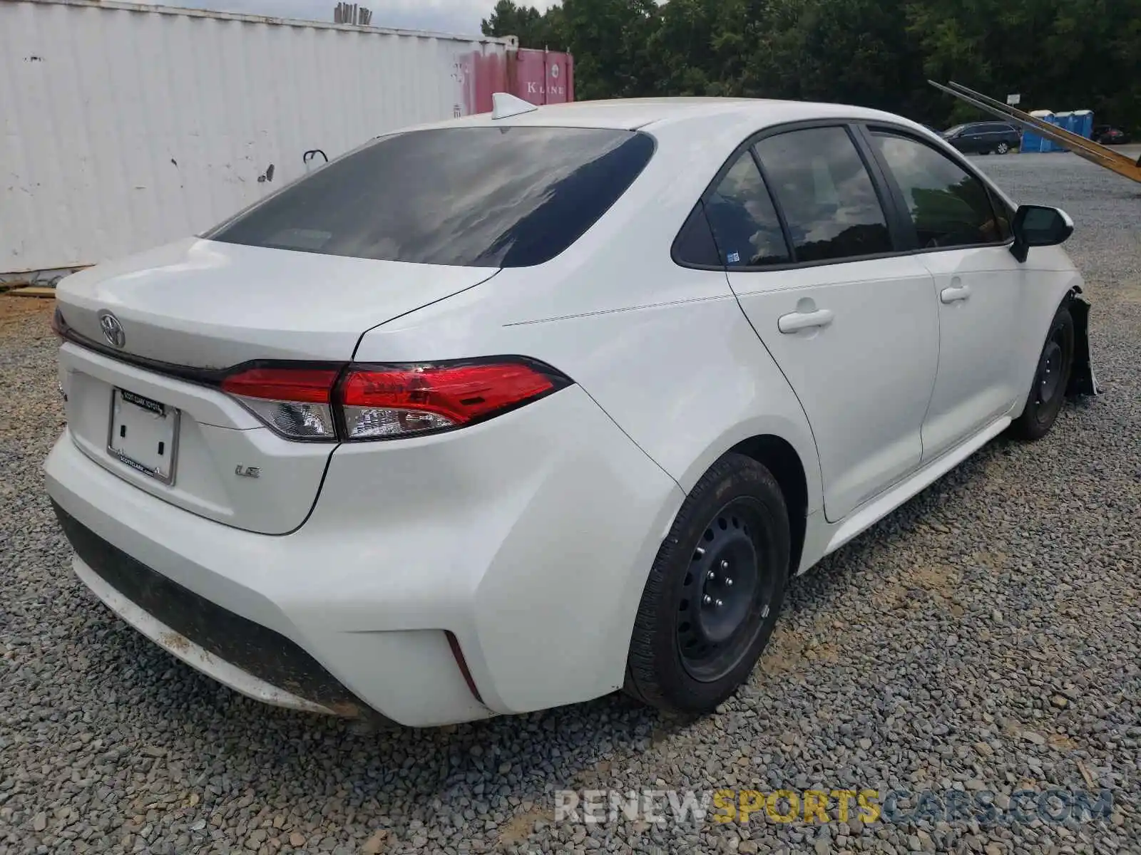 4 Photograph of a damaged car JTDEPMAE8MJ117442 TOYOTA COROLLA 2021