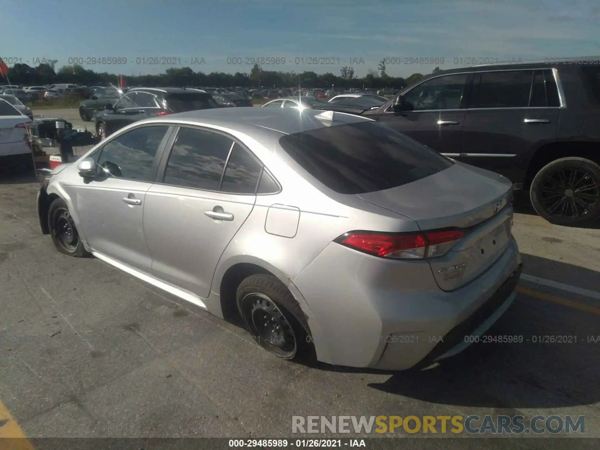 3 Photograph of a damaged car JTDEPMAE8MJ117859 TOYOTA COROLLA 2021