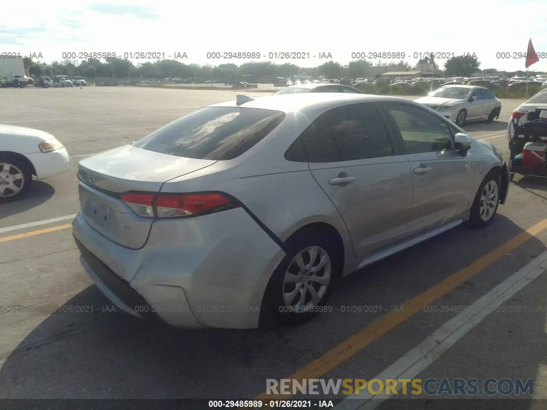 4 Photograph of a damaged car JTDEPMAE8MJ117859 TOYOTA COROLLA 2021