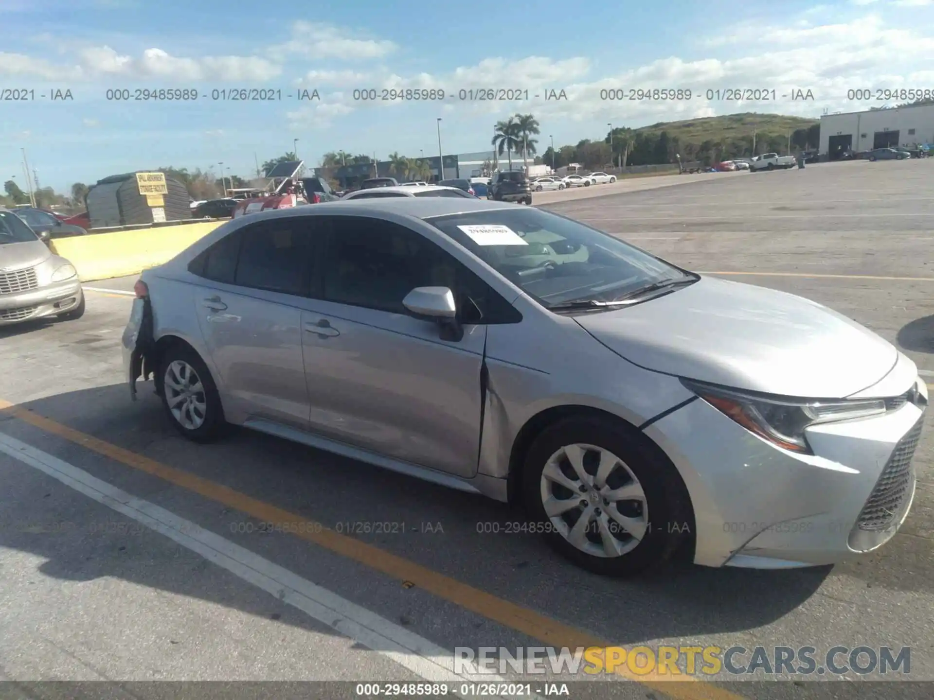 6 Photograph of a damaged car JTDEPMAE8MJ117859 TOYOTA COROLLA 2021