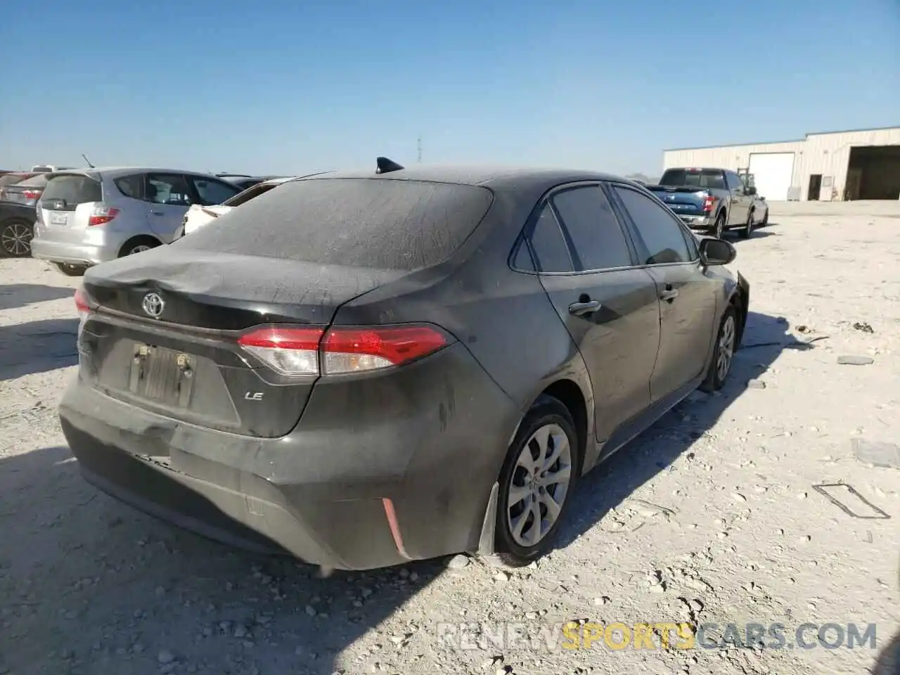 4 Photograph of a damaged car JTDEPMAE8MJ118056 TOYOTA COROLLA 2021