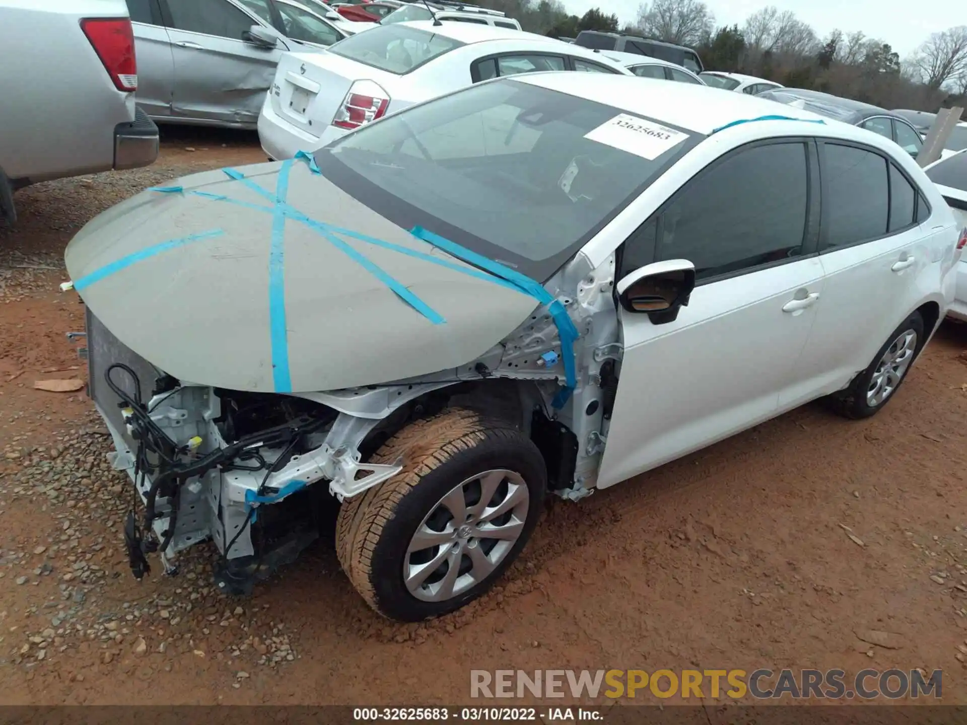 2 Photograph of a damaged car JTDEPMAE8MJ118087 TOYOTA COROLLA 2021