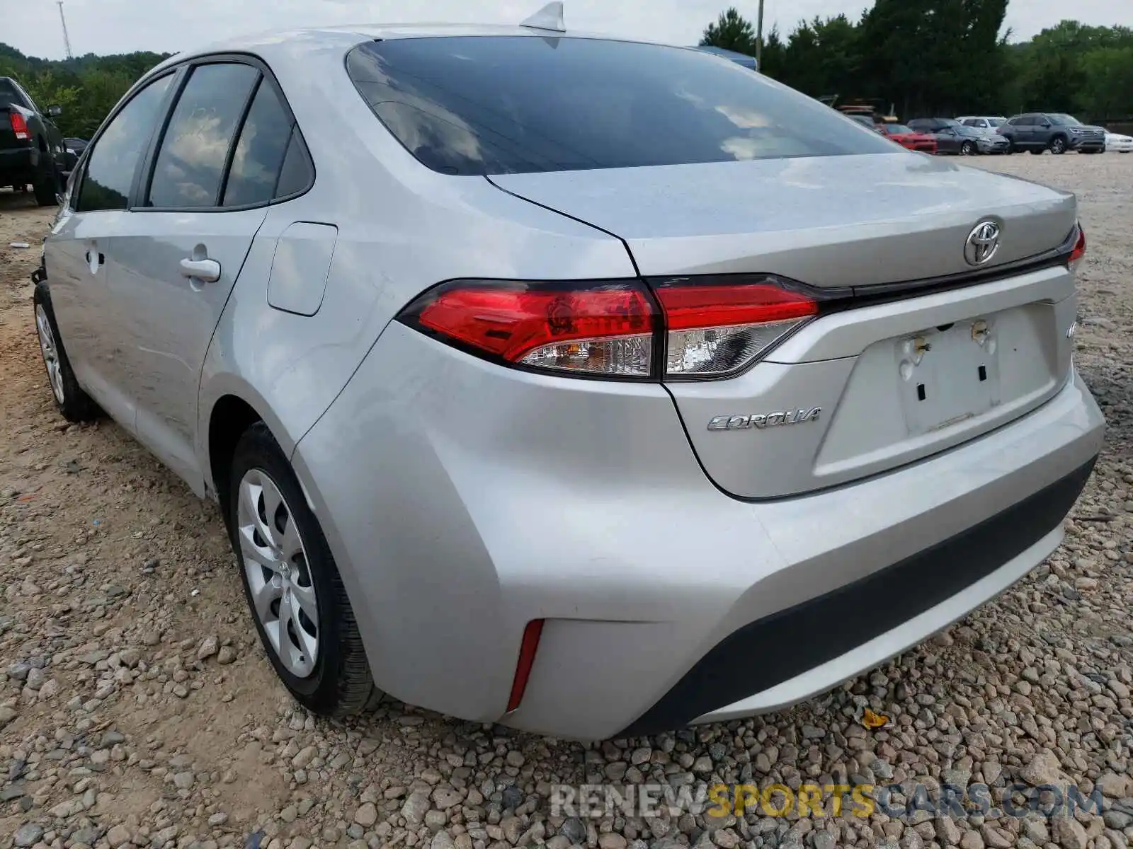 3 Photograph of a damaged car JTDEPMAE8MJ118591 TOYOTA COROLLA 2021