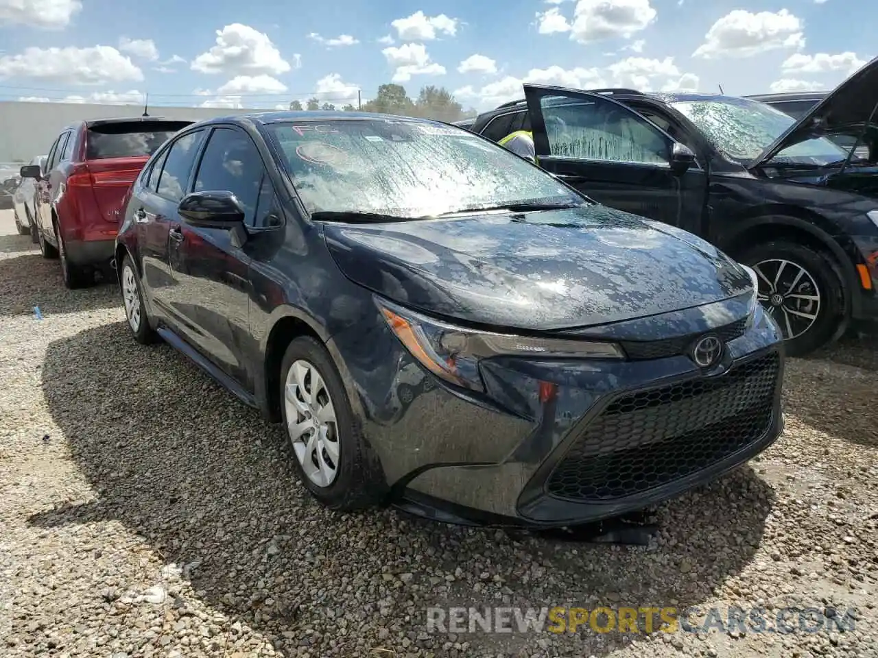 1 Photograph of a damaged car JTDEPMAE8MJ119594 TOYOTA COROLLA 2021