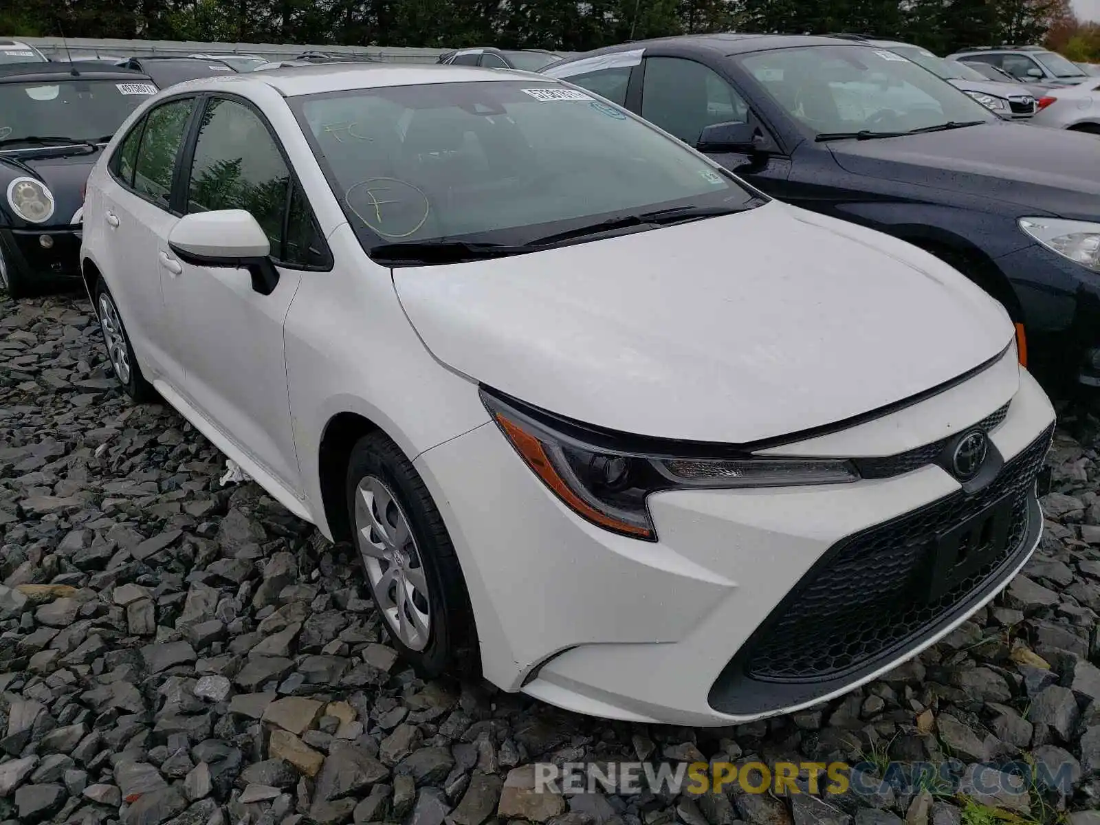 1 Photograph of a damaged car JTDEPMAE8MJ120387 TOYOTA COROLLA 2021