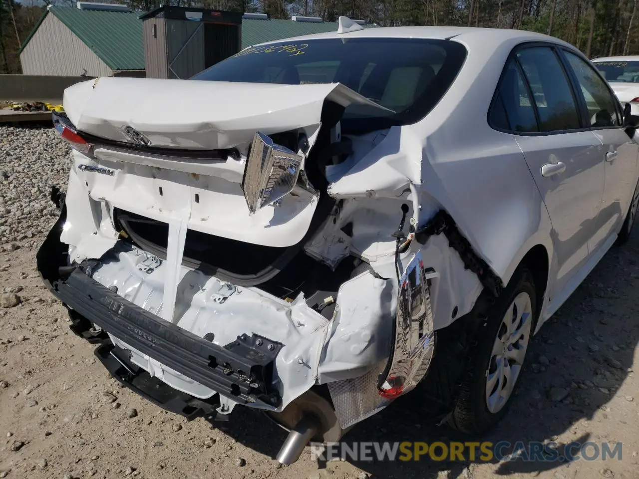 9 Photograph of a damaged car JTDEPMAE8MJ121376 TOYOTA COROLLA 2021