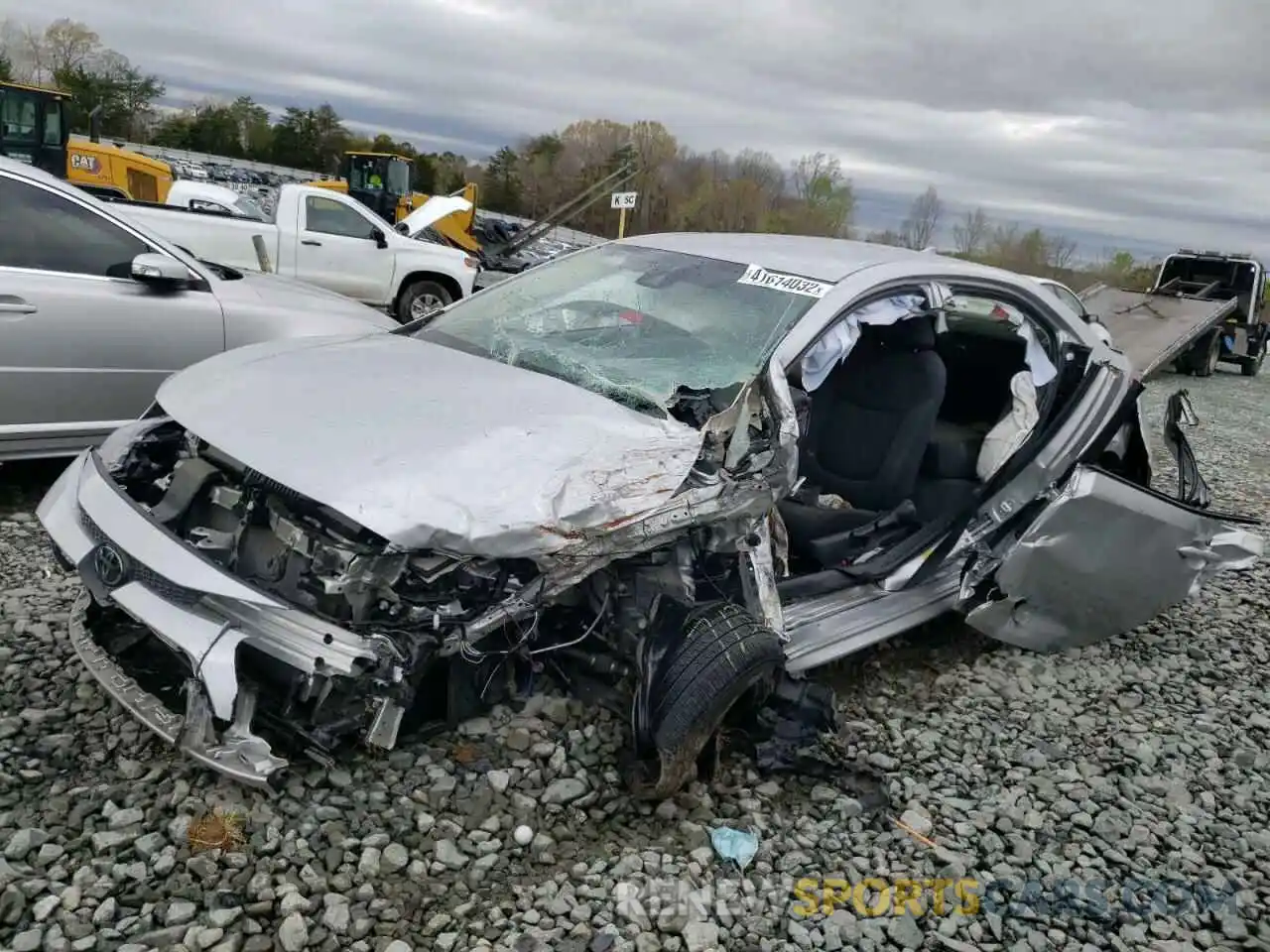 2 Photograph of a damaged car JTDEPMAE8MJ124990 TOYOTA COROLLA 2021