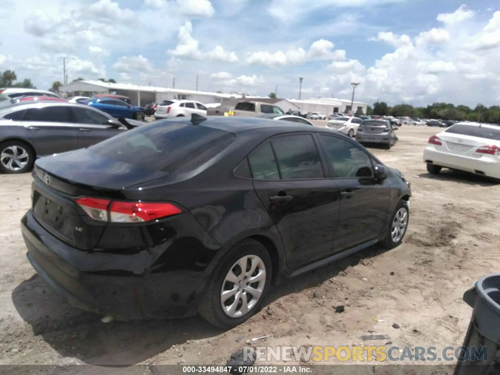 4 Photograph of a damaged car JTDEPMAE8MJ125086 TOYOTA COROLLA 2021