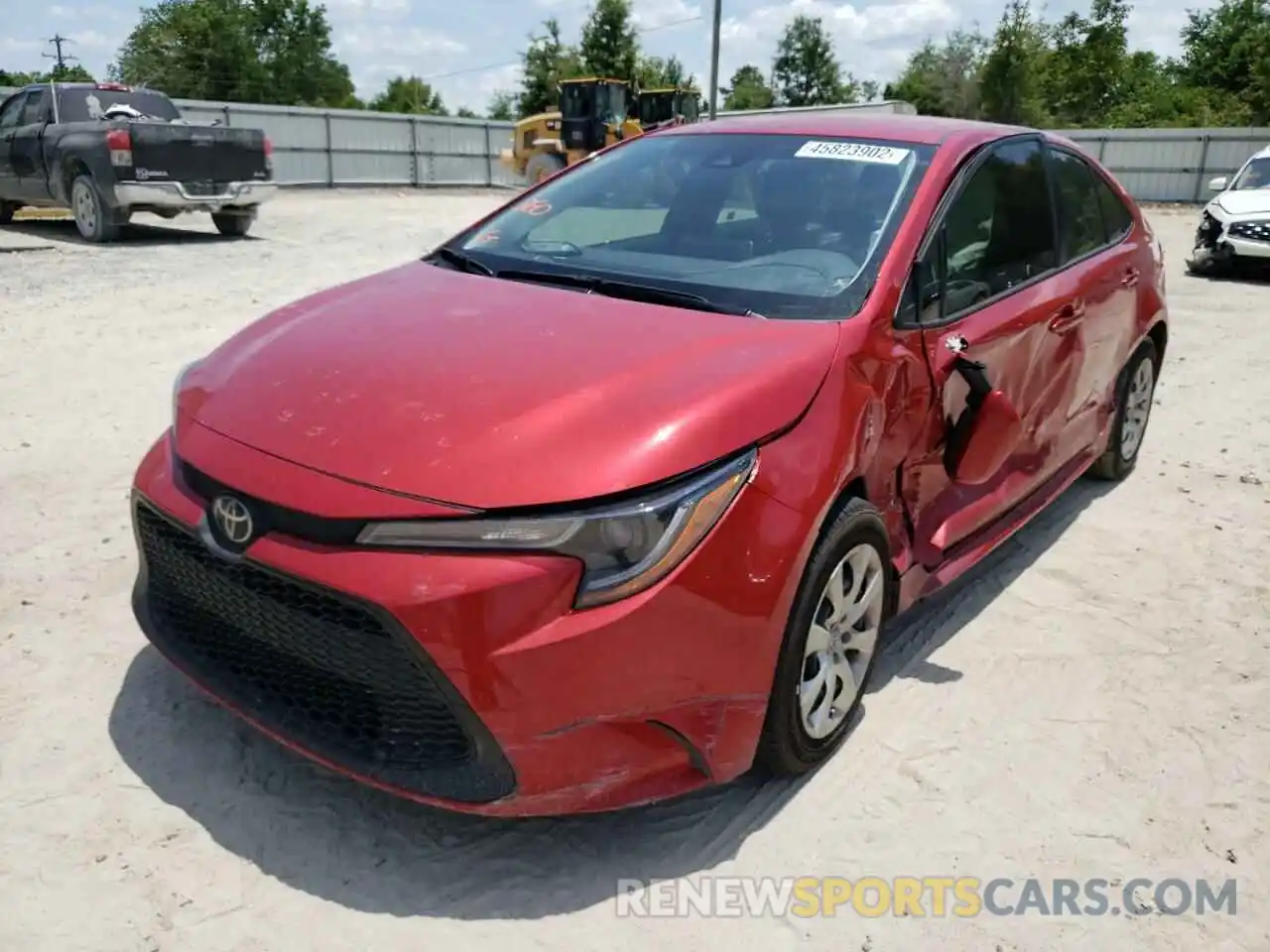 2 Photograph of a damaged car JTDEPMAE8MJ125752 TOYOTA COROLLA 2021