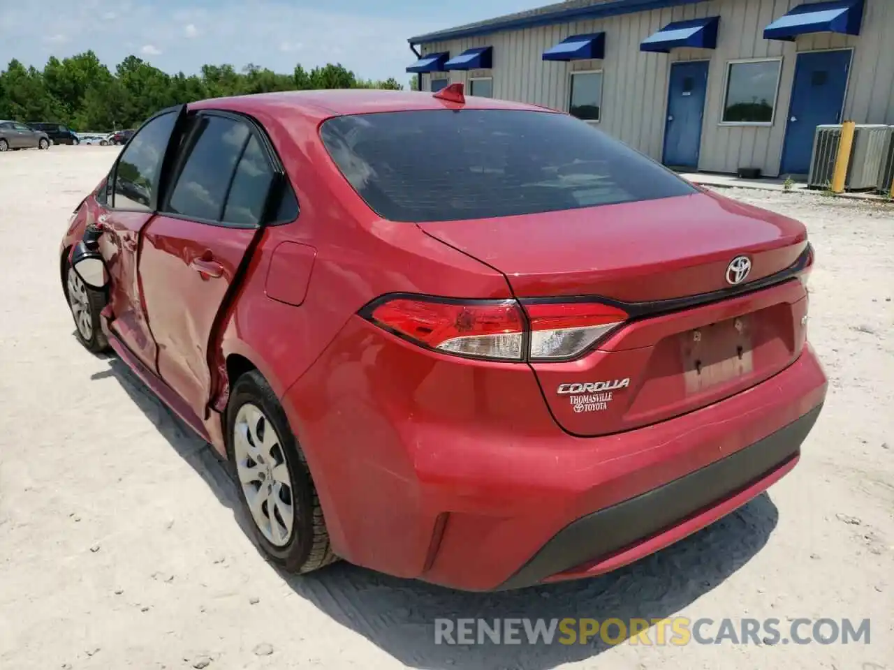 3 Photograph of a damaged car JTDEPMAE8MJ125752 TOYOTA COROLLA 2021