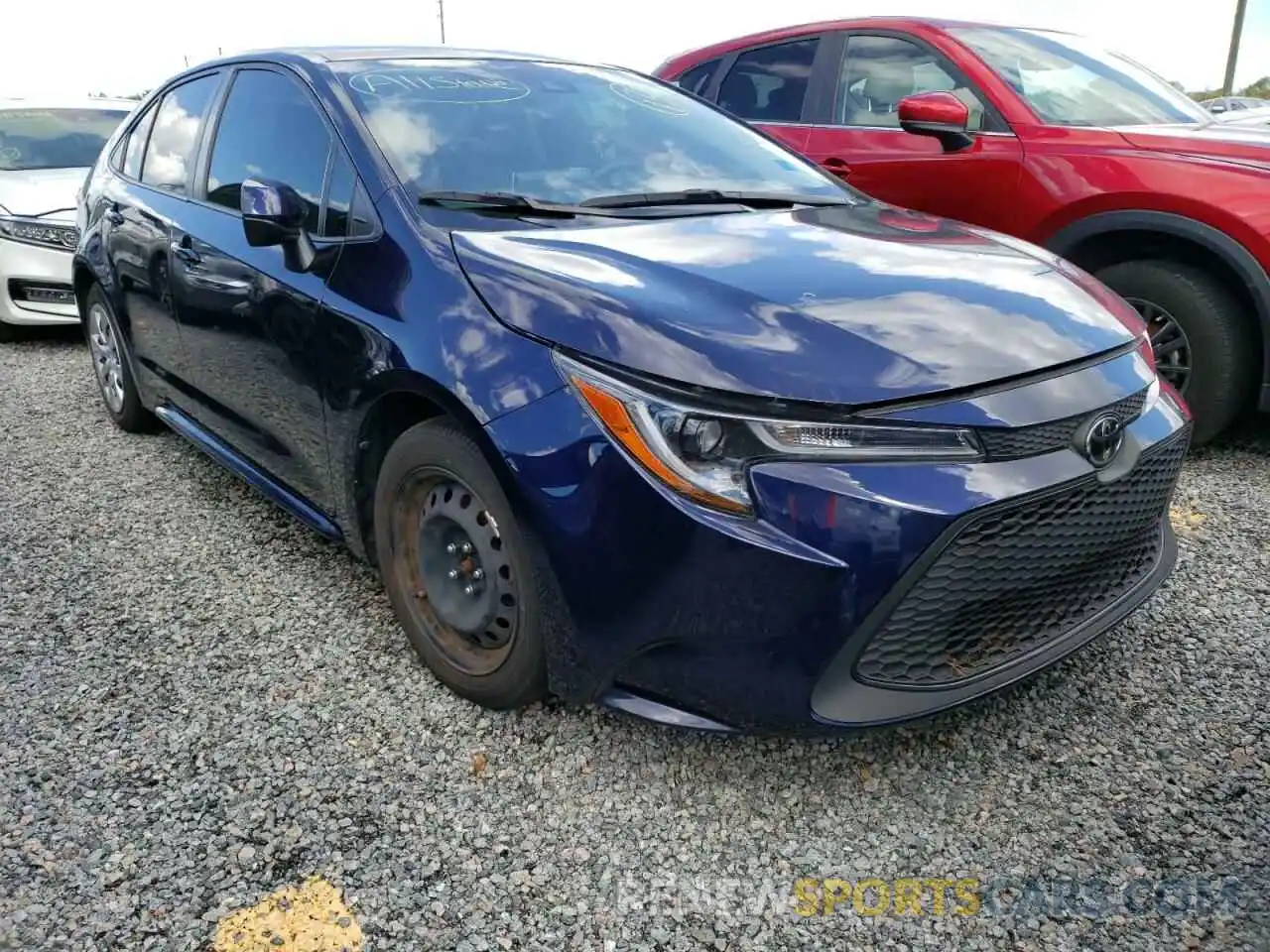 1 Photograph of a damaged car JTDEPMAE8MJ125797 TOYOTA COROLLA 2021