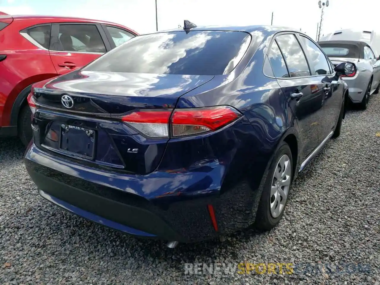 4 Photograph of a damaged car JTDEPMAE8MJ125797 TOYOTA COROLLA 2021