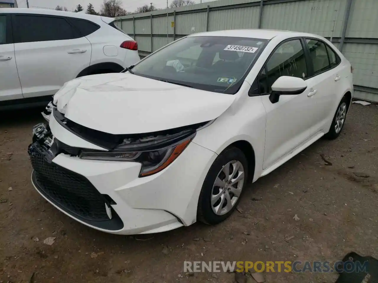 2 Photograph of a damaged car JTDEPMAE8MJ126187 TOYOTA COROLLA 2021