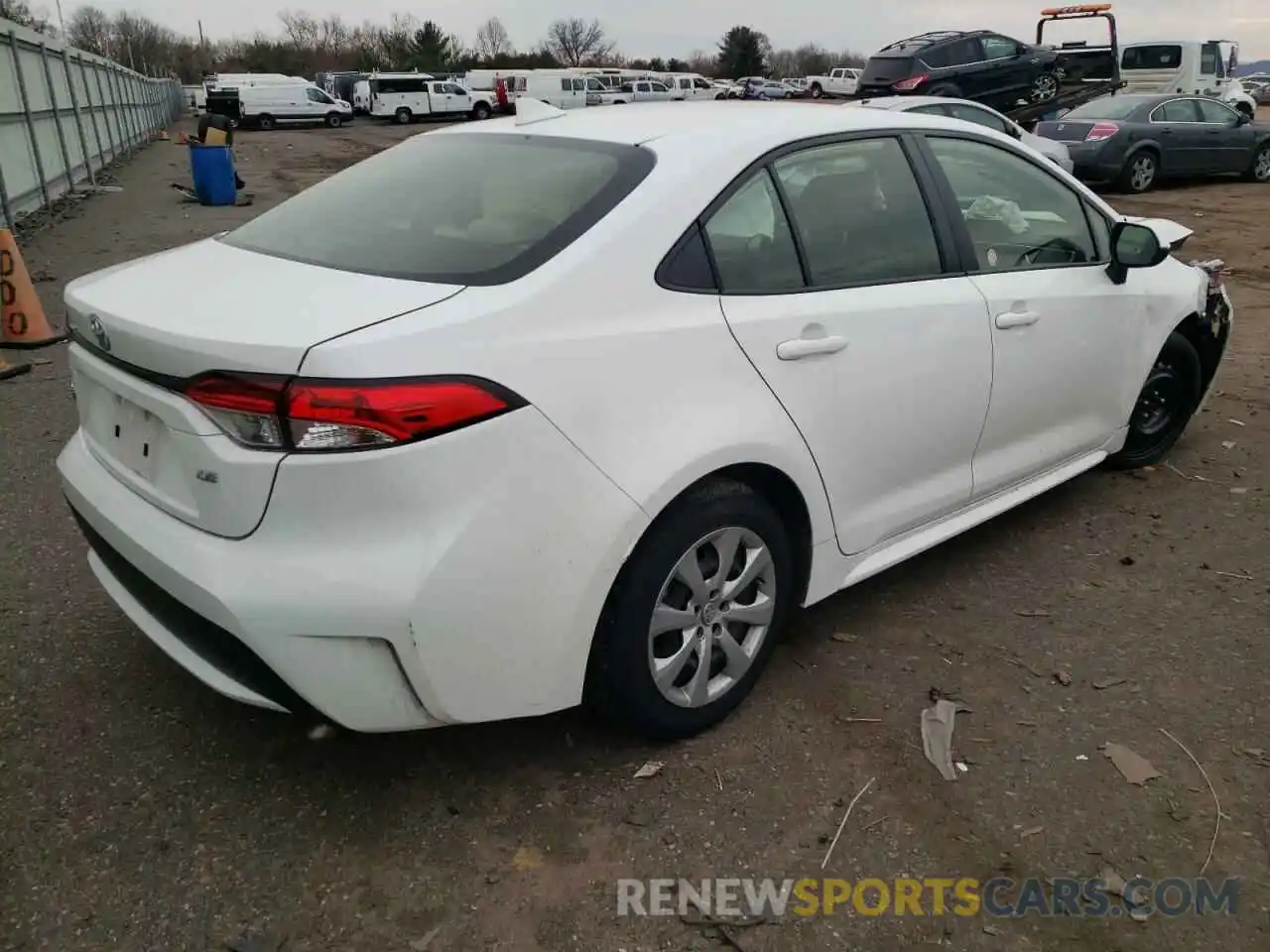 4 Photograph of a damaged car JTDEPMAE8MJ126187 TOYOTA COROLLA 2021